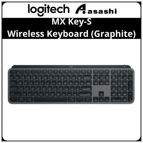 Logitech MX Key-S Wireless Keyboard-Graphite (920-011563)