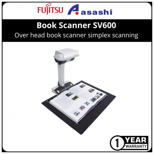 Fujitsu Book Scanner SV600 - over head book scanner simplex scanning