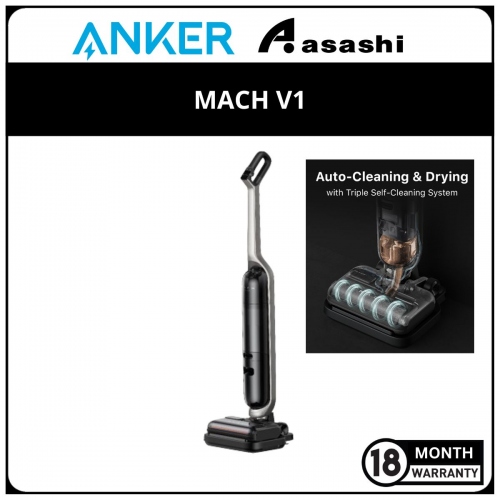Anker MACH V1 Ultra All-in-One Cordless Stick Vacuum with Steam Mop Vacuum