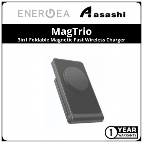 Energea MagTrio 3in1 Foldable Magnetic Fast Wireless Charger (1 yrs Limited Hardware Warranty)