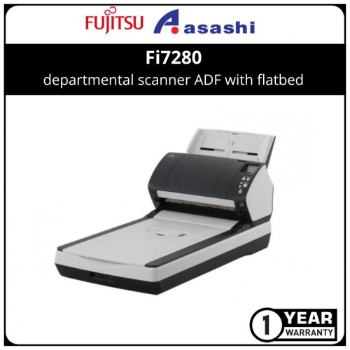 Ricoh / Fujitsu scanner Fi7280 departmental scanner ADF with flatbed