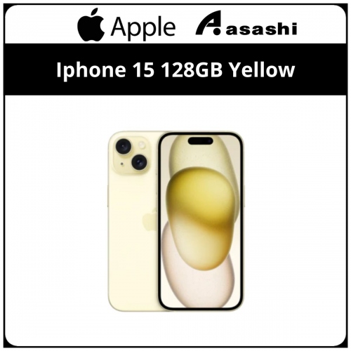Apple iPhone 15 128GB Yellow (MTP23ZP/A)