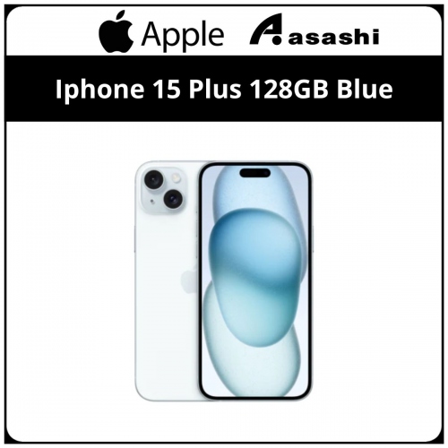 Apple iPhone 15 Plus 128GB Blue (MU163ZP/A), MU163ZP/A, Asashi Technology  Sdn Bhd (332541-T)