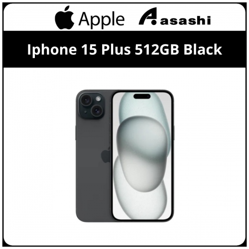 Apple iPhone 15 Plus 512GB Black MU1H3ZP/A