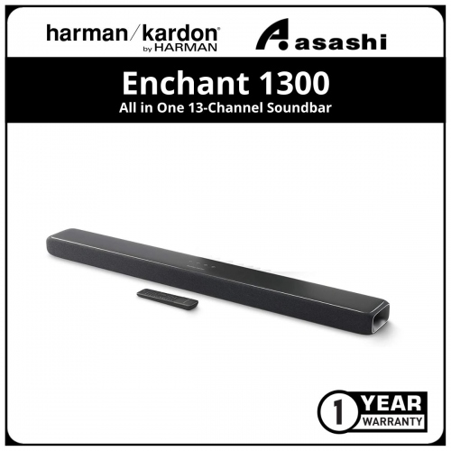 Harman Kardon Enchant 1300. All in One 13-Channel Soundbar with MultiBeam™ Surround Sound (1 yr Manufacturer Warranty)