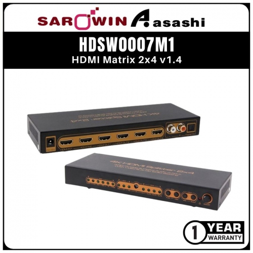SAROWIN HDSW0007M1 HDMI Matrix 2x4 v1.4