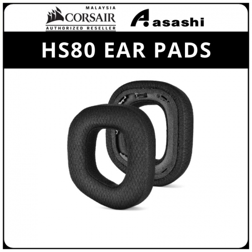 CORSAIR HS80 EAR PADS - Set of 2 (Black)