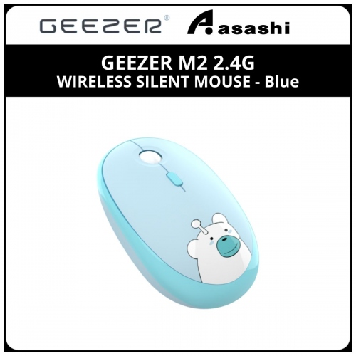 GEEZER M2 2.4G WIRELESS SILENT MOUSE - Blue