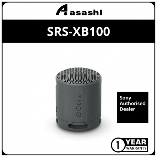 Sony SRS-XB100 Portable Wireless Bluetooth Speaker - Black (1 yrs Limited Hardware Warranty)