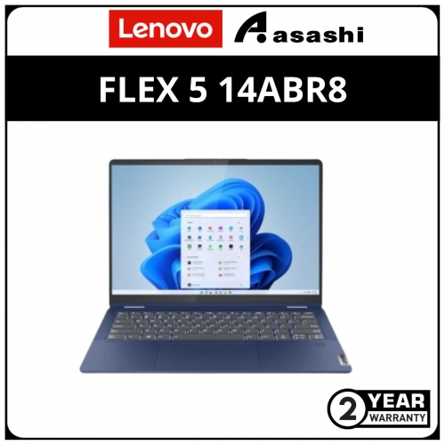 LENOVO FLEX 5 14ABR8 Notebook-82XX009VMJ-(AMD Ryzen 7-7730U/16GB OB/512GB SSD/14