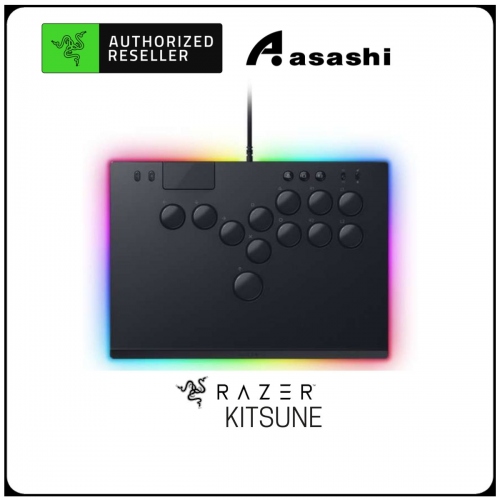 Razer Kitsune (Black) - All-Button Optical Arcade Controller for PS5™ and PC