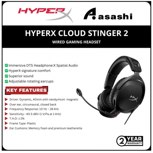Buy HyperX Cloud Stinger 2 Core Wired, Gaming Headphone