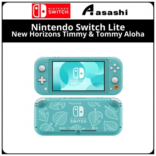 Nintendo Switch Lite Animal Crossing: New Horizons Timmy & Tommy Aloha Edition (Turquoise)