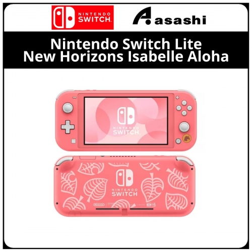 Nintendo Switch Lite Animal Crossing: New Horizons Isabelle Aloha Edition (Coral)