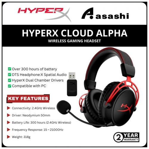 HyperX Cloud Flight – Wireless Gaming Headset – Gtx Gaming Store
