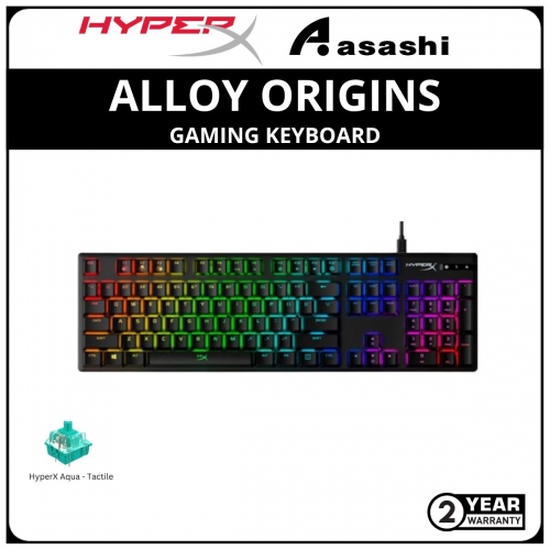 HP HyperX Alloy Origins RGB Gaming Keyboard-HyperX Aqua Switch-(4P5N9AA) 2 Years Warranty
