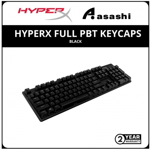HP HyperX Full PBT Keycaps-Black-(519P1AA) 2 Years Warranty