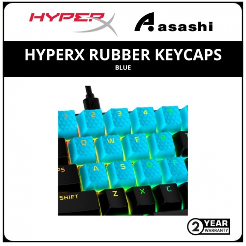 HP HyperX Rubber Keycaps-Blue-(519U1AA) 2 Years Warranty