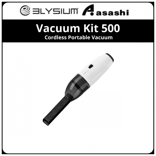 Elysium Vacuum Kit 500 White Cordless Portable Vacuum