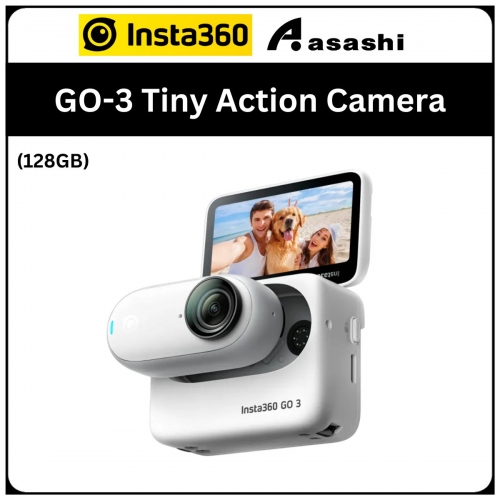 Insta360 GO-3 (128gb) Tiny Action Camera - CINSABKA(GO306)