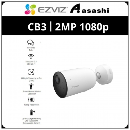 Ezviz CB3 - Wi-Fi Smart Home Outdoor Battery Camera
