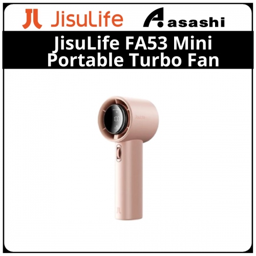 JisuLife FA53Pro ABS Mini Portable Turbo Fan- Pink
