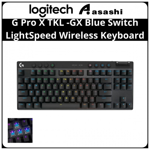 PROMO - Logitech G PRO Tenkeyless Mechanical Gaming Keyboard - GX Blue (920-009396)