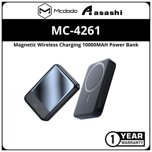 Mcdodo MC-4261 Ambilight Series 20W Magnetic Wireless Charging 10000MAH Power Bank-Black