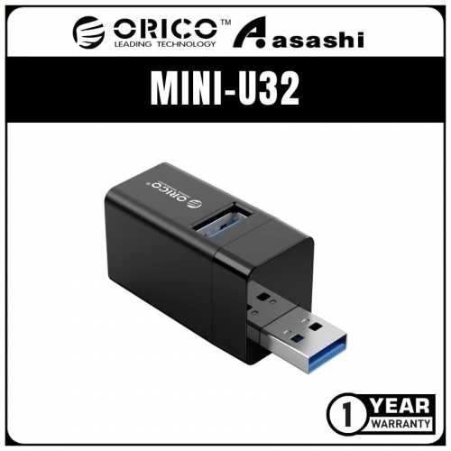 ORICO MINI‐U32 3 Port USB 3.0 & USB 2.0 Hub