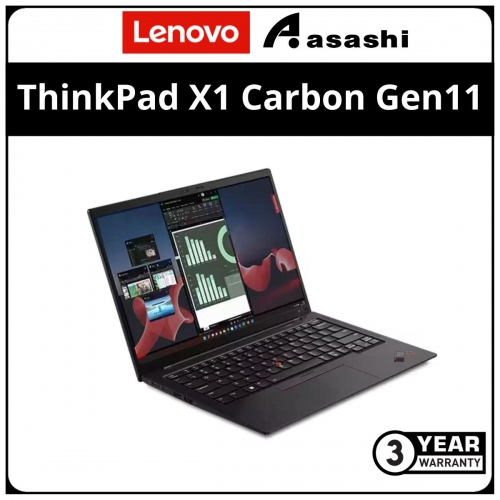 Lenovo ThinkPad X1 Carbon Gen11-21HM007EMY-(Intel Core i5-1335U/16GB LPDDR5/512GB SSD/14