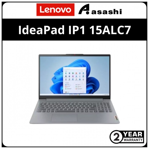 Lenovo IdeaPad IP1 15ALC7 Notebook-82R400H0MJ-(AMD Ryzen 7-5700U/16GBDDR4(8GB OB+8GB)/1TB SSD/Integrated AMD Radeon™ Graphics/15.6