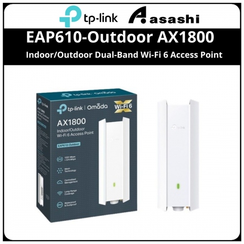 TP-Link EAP610-Outdoor AX1800 Indoor/Outdoor Dual-Band Wi-Fi 6 Access Point