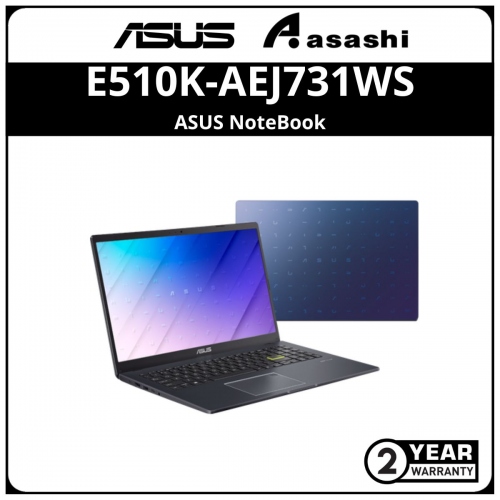 Asus E510K-AEJ731WS Notebook (Intel Celeron N4500/8GB RAM/512GB SSD/Intel HD Graphic/15.6