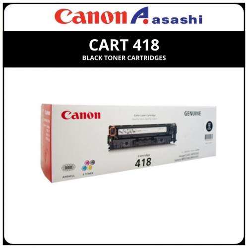 Canon Cart 418 Black Toner Cartridges