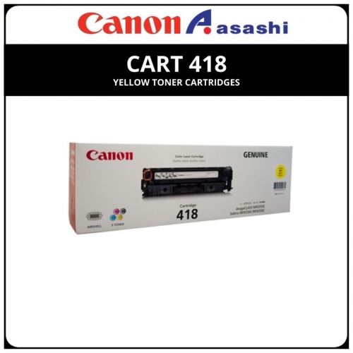 Canon Cart 418 Yellow Toner Cartridges