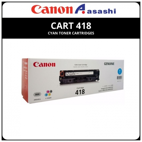 Canon Cart 418 Cyan Toner Cartridges
