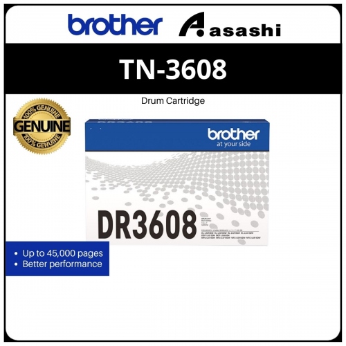 Brother TN-3608 Drum Cartridge 45000 Pages