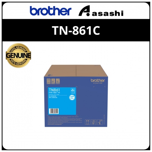 Brother TN-861C Cyan Toner Cartridge 6500 Pages
