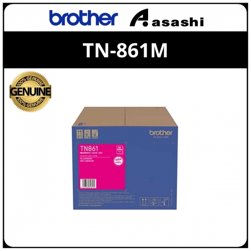 Brother TN-861M Magenta Toner Cartridge 6500 Pages