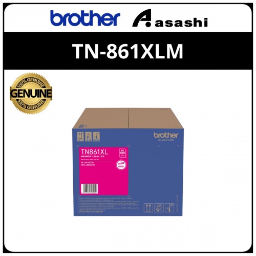 Brother TN-861XLM Magenta Toner Cartridge 9000 Pages