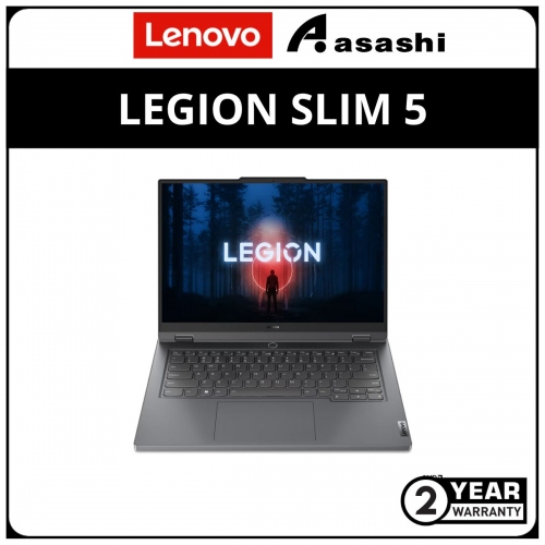 Lenovo Legion Slim 5 14APH8 Gaming Notebook-82Y5004EMJ-(AMD Ryzen™ 7 7840HS/16GD5 OB/1TB SSD/14.5 WQXGA+ 2.8k OLED,120Hz/Nvidia RTX4060 8GD6/Win11Home/2Yrs Pre/Backpack)