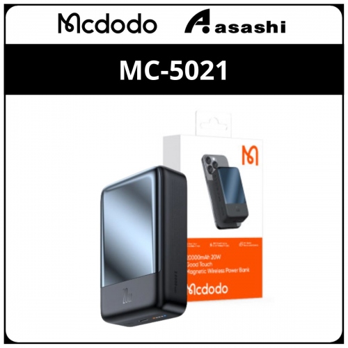Mcdodo MC-5021 20W 20000mAh Magnetic Wireless Charging Power Bank
