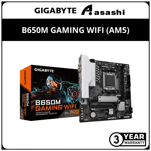 GIGABYTE B650M GAMING WIFI (AM5) m-ATX Motherboard