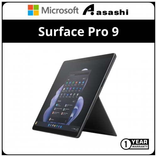 MS Surface Pro 9 Commercial-QIY-00012-(Intel i7/16GB RAM/512GB SSD/13