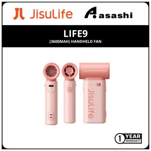 JisuLife Life9-36 (3600mAh) Handheld Fan - Pink