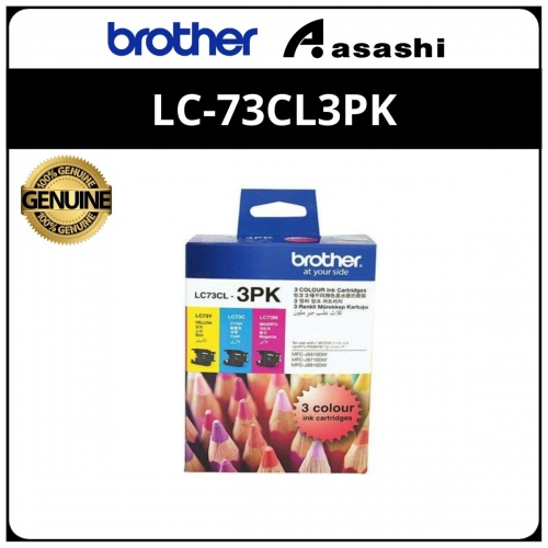 Brother LC-73CL3PK Color Value Pack Ink Cartridge