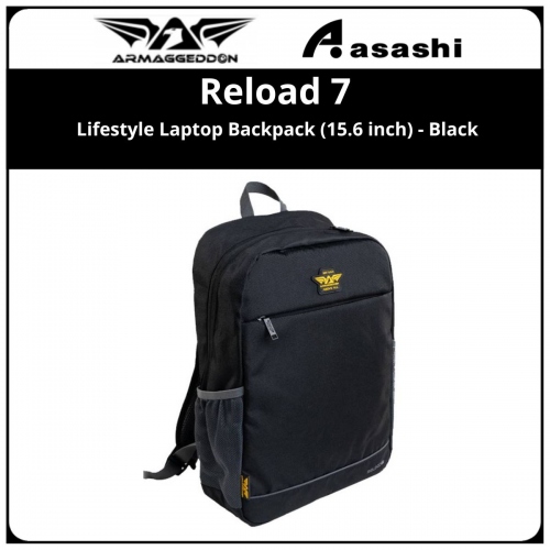 Armaggeddon Reload 7 Lifestyle Laptop Backpack (15.6 inch) - Black