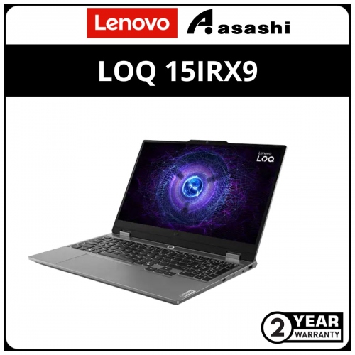 Lenovo LOQ 15IRX9 Gaming Notebook-83DV003KMJ-(Intel® Core™ i5-13450HX/8GB DDR5 4800Mhz(1 Extra Slot)/512GB SSD Nvme/15.6