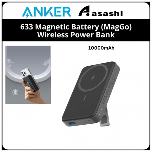 Anker 633 Magnetic Battery (MagGo) 10000mAh Wireless Power Bank - Black