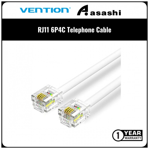VENTION RJ11 6P4C Telephone Cable - 2M